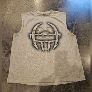 Adidas Notre Dame Football Heather Gray ClimaLite Shirt